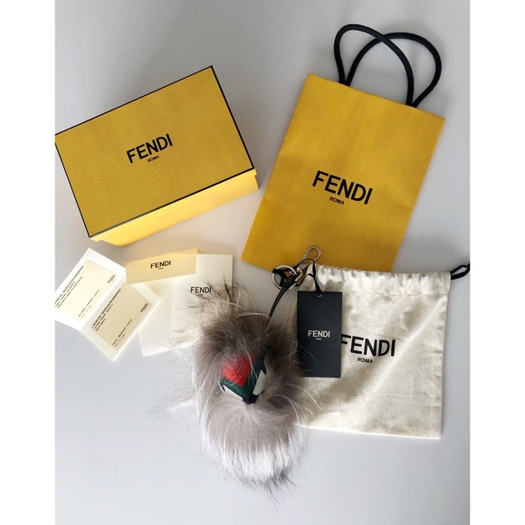 Fendi Monster Fox Fur Keycharm - Picture 2 of 14